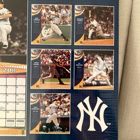 MLB | New York Yankees 2011 calendar - Picture 4 of 4